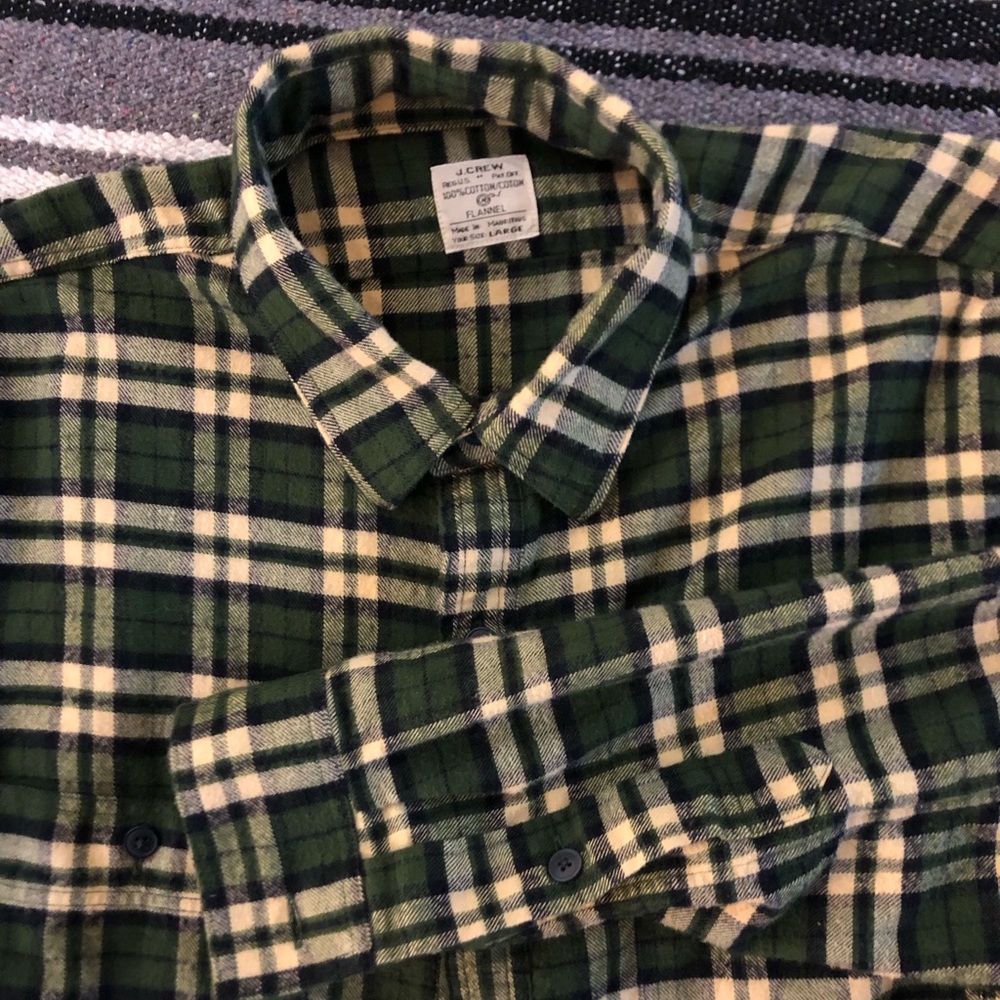 J. Crew flannel shirt
